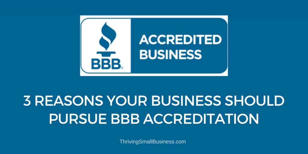 Reasons to pursue BBB accreditation