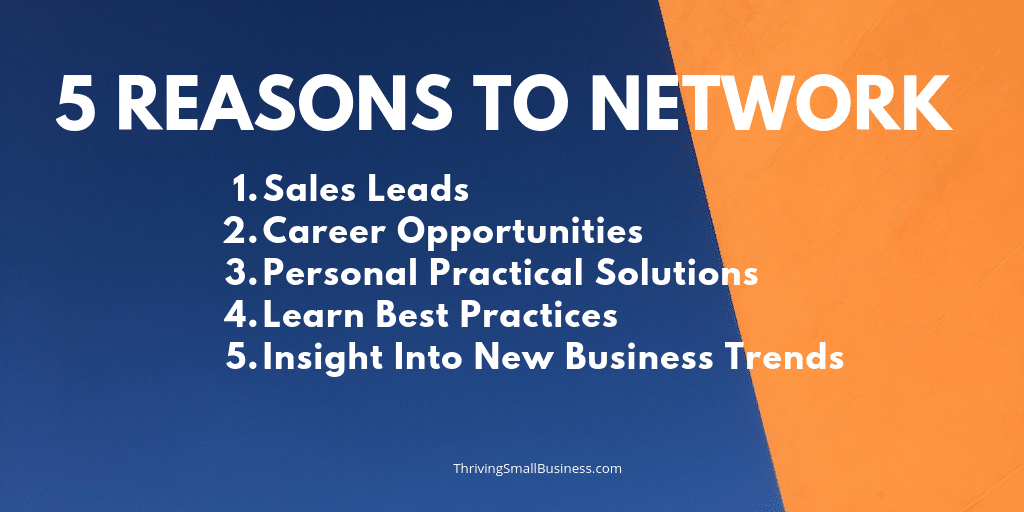 reasons to network