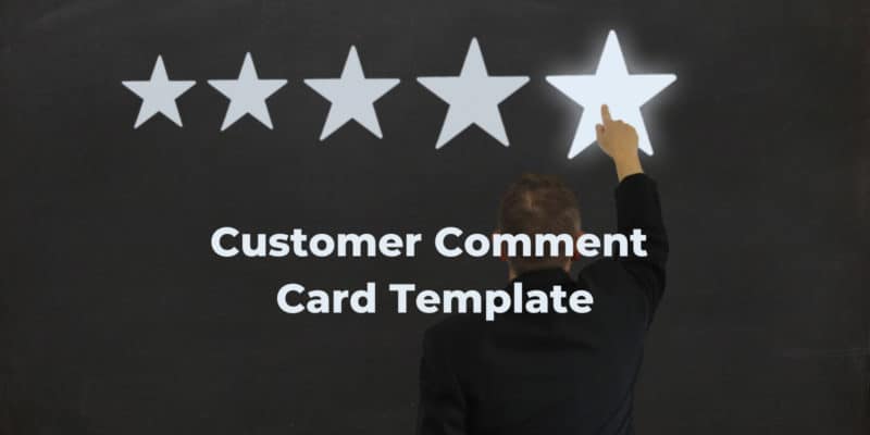 customer comment card example