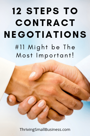 12 Steps to Contract Negotiations – The Thriving Small Business