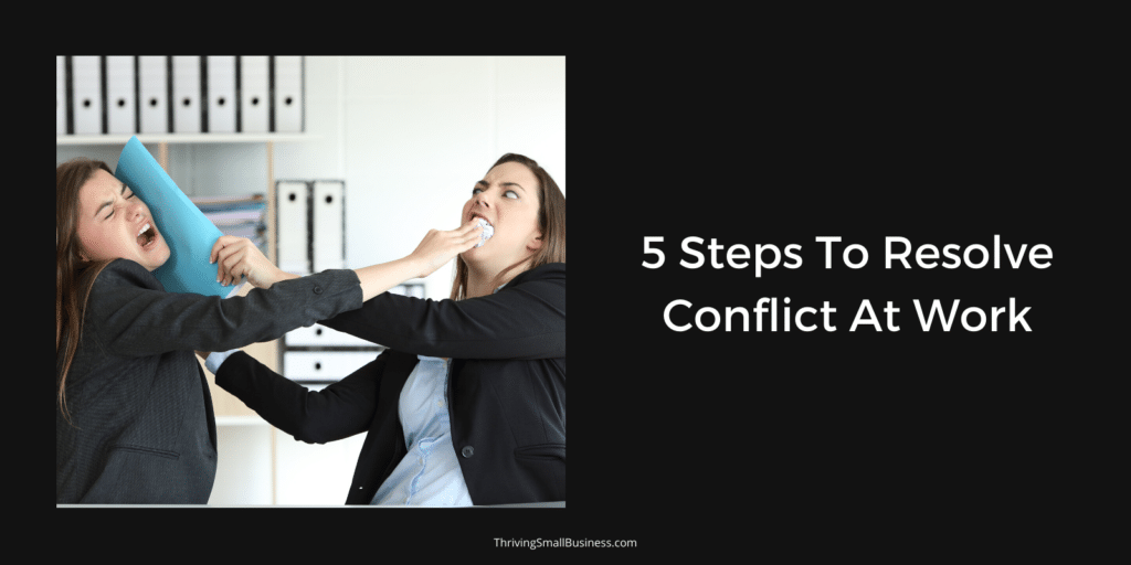 5 tips on conflict resolution