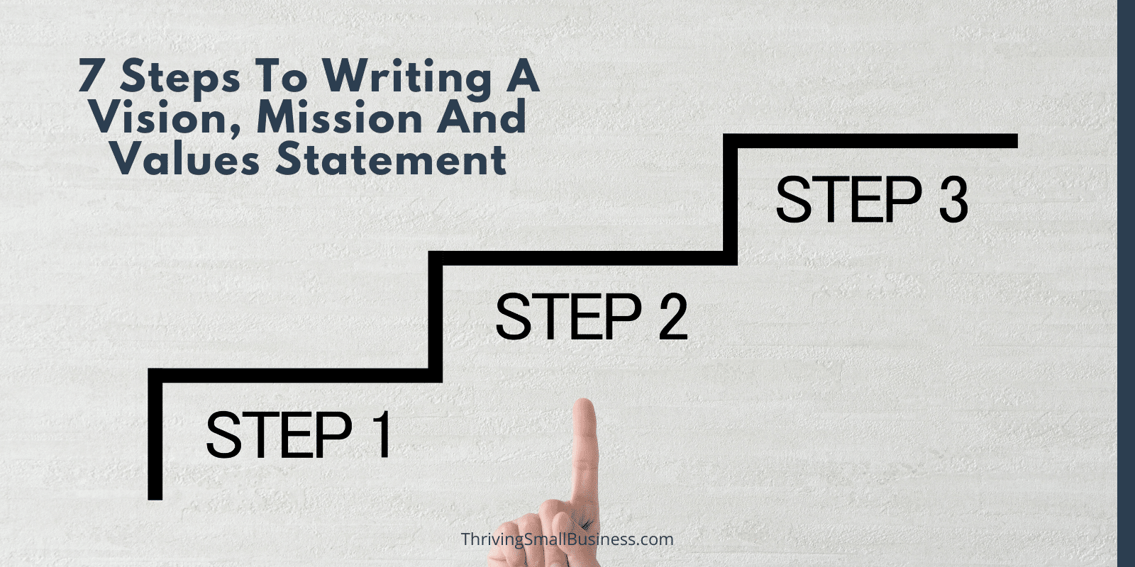 how to write a mission vision and values