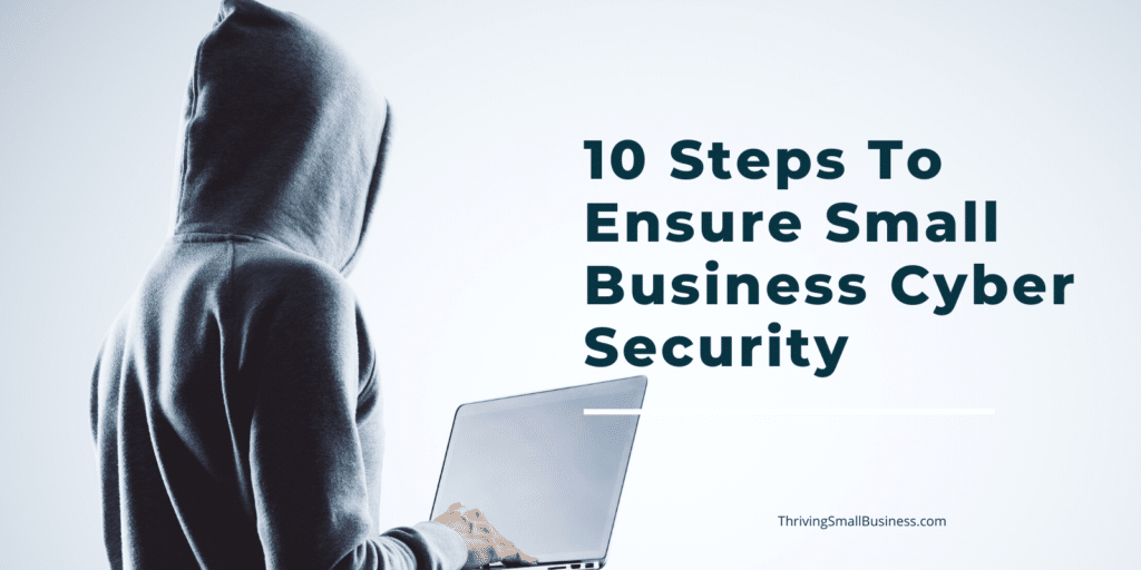 how to ensure small business cyber security