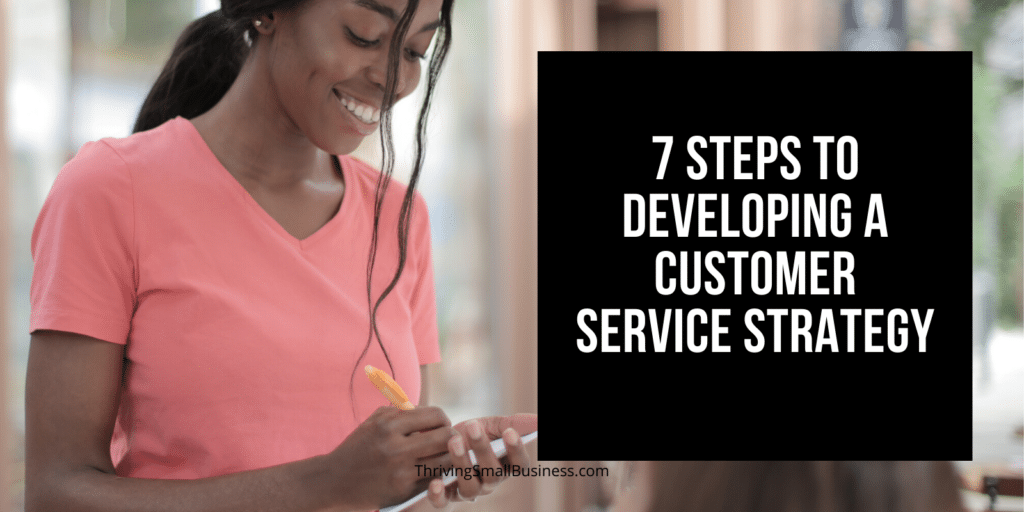 How to develop a customer service strategy