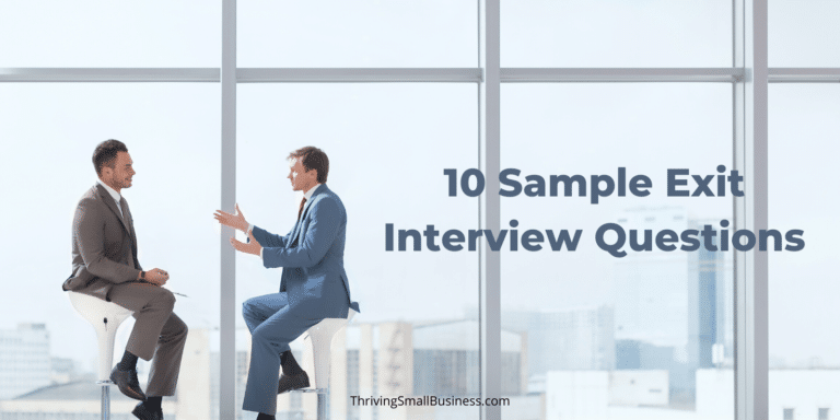10 Sample Exit Interview Questions