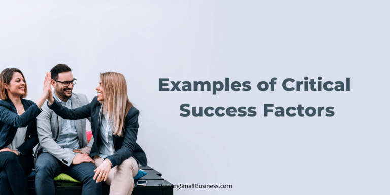 Examples of Critical Success Factors