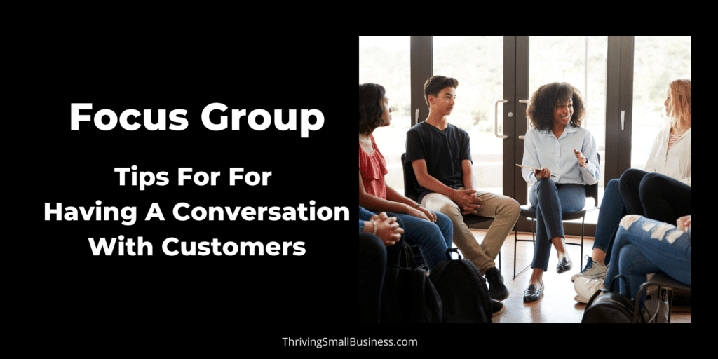 How to conduct a customer focus group