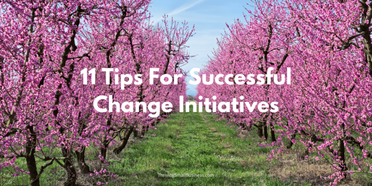 11 Tips For Successful Change Initiatives