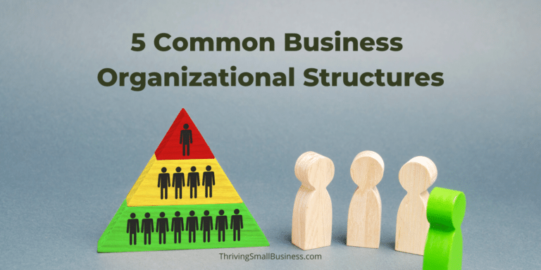 5 Common Business Organizational Structures