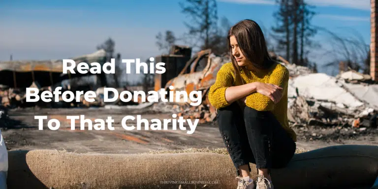 Read This Before Donating to That Charity