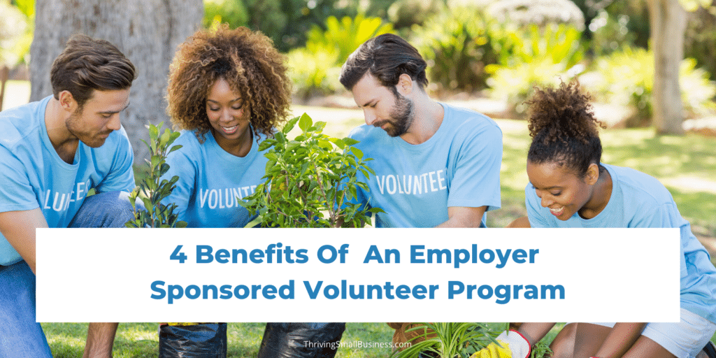 employer sponsored volunteer program