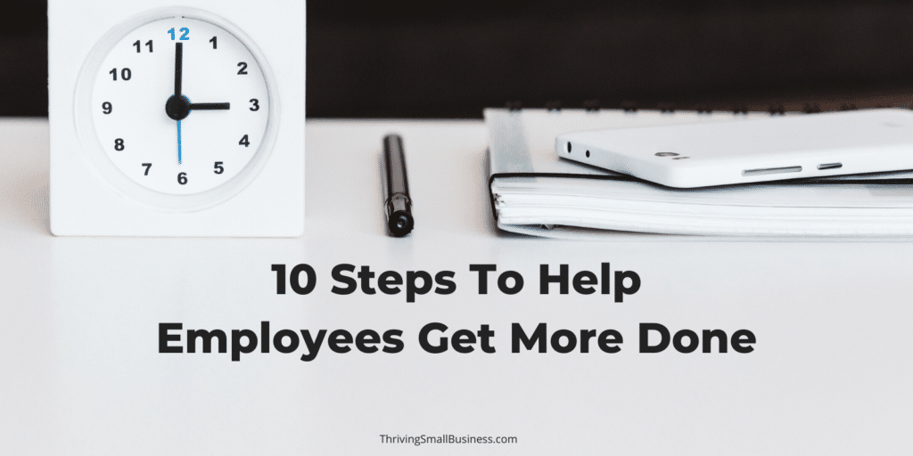 how to get more done at work