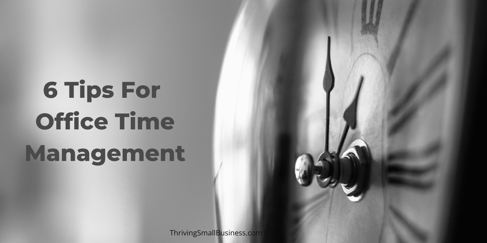 improve office time management