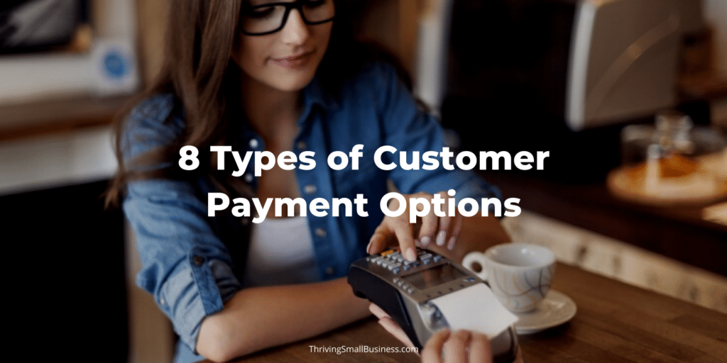 customer payment options