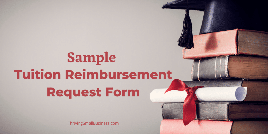 sample tuition reimbursement form