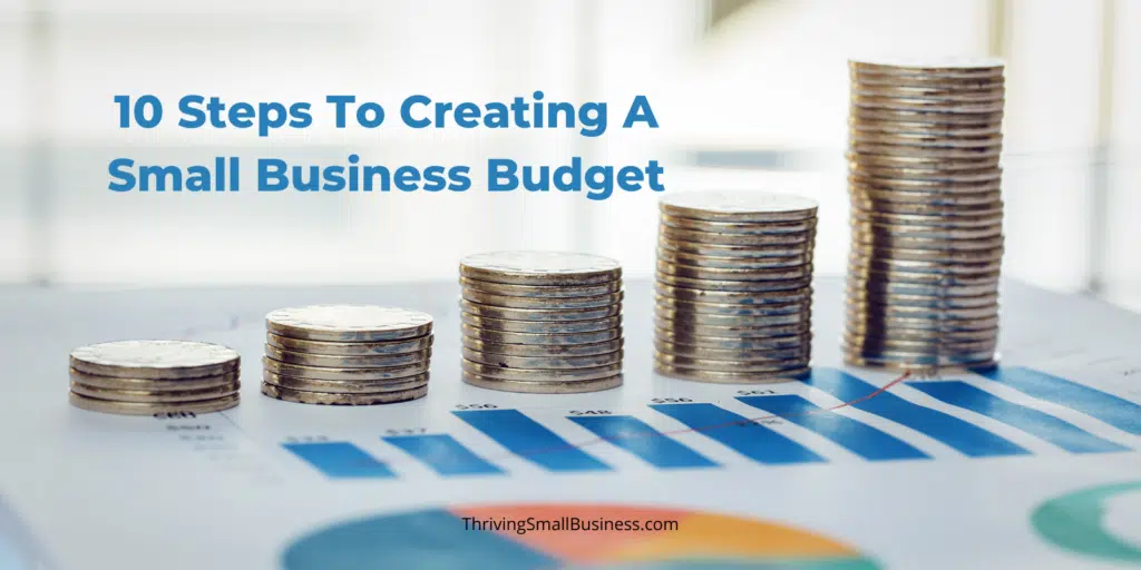 how to create a budget for a small business