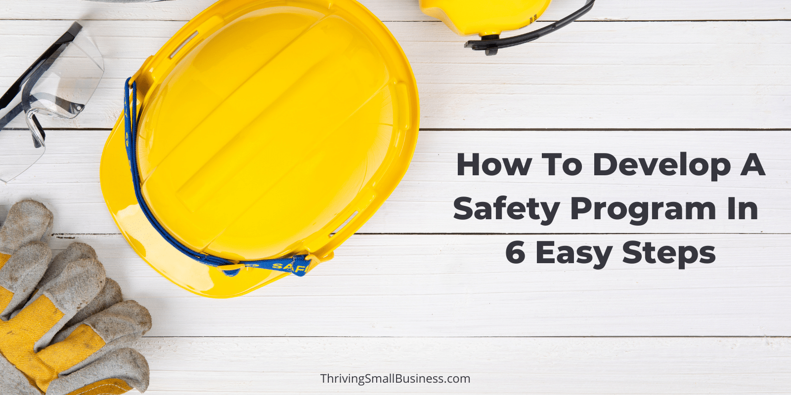 how to develop a small business safety program