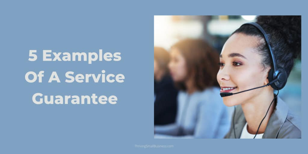 examples of service guarantees