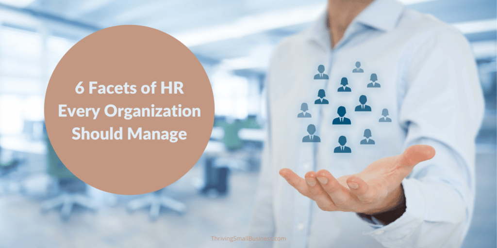 What does an HR department manage?