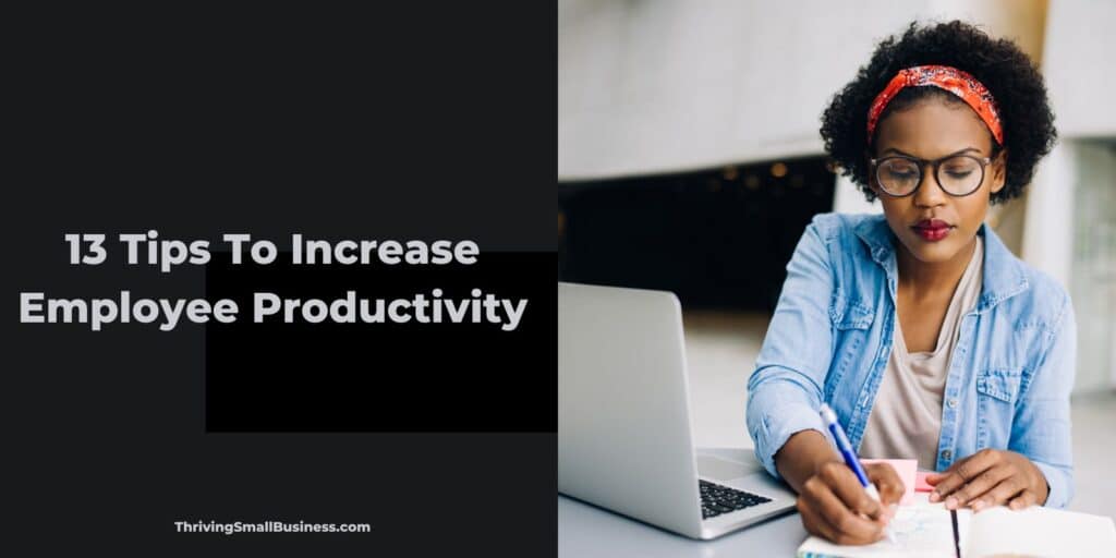 Tips to improve employee productivity