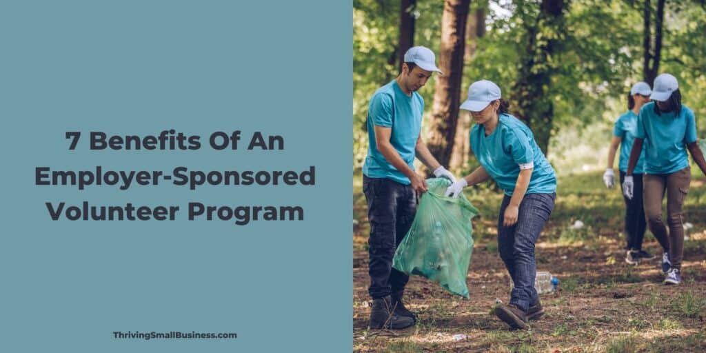 what is an employer sponsored volunteer program