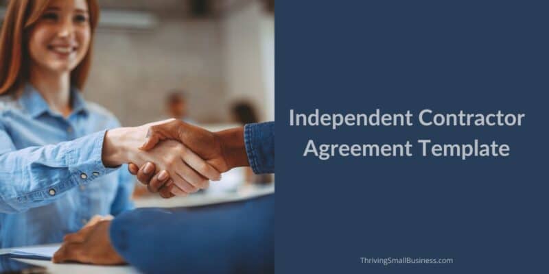 Free Independent Contractor Agreement Template 800x400 